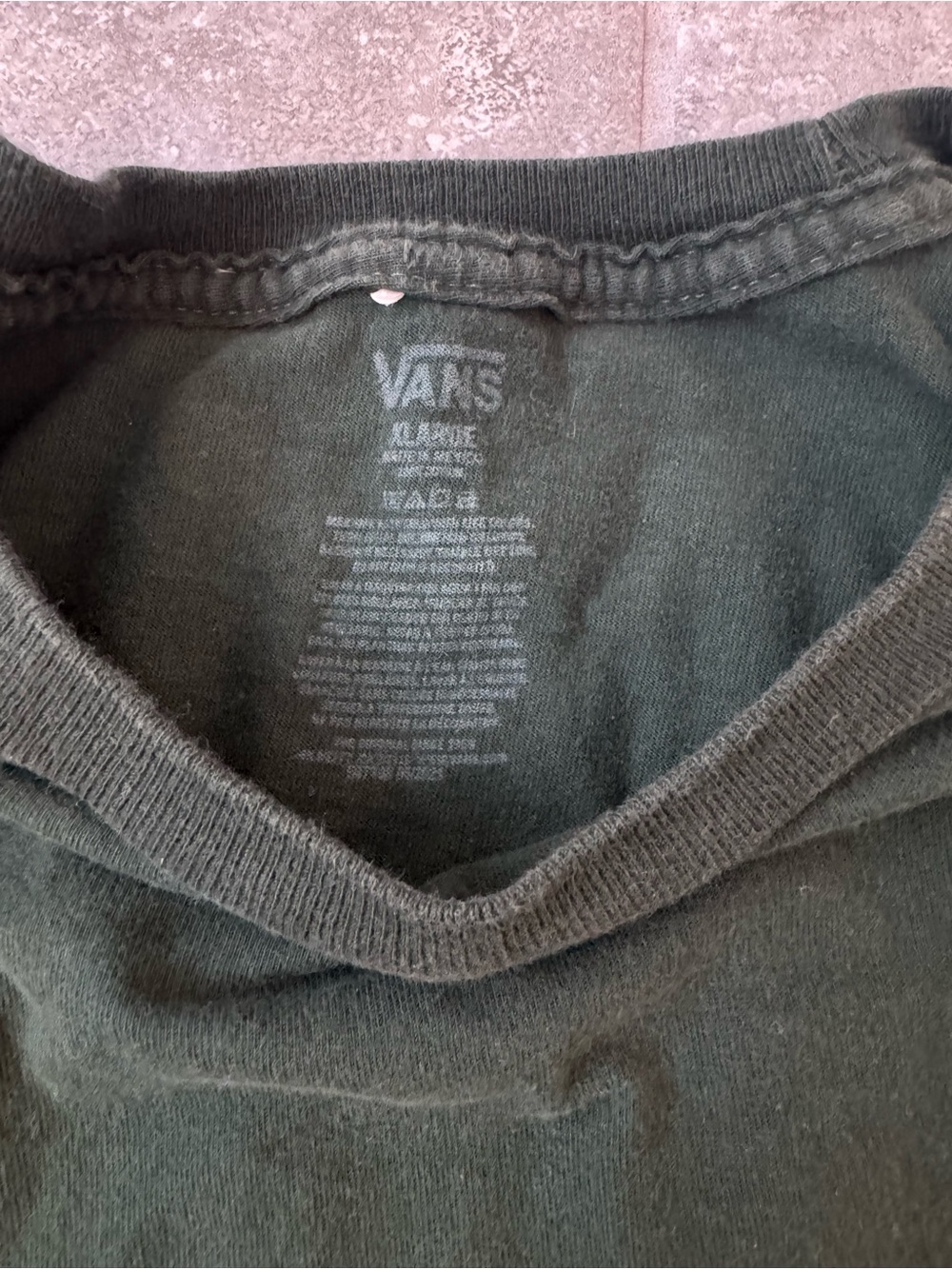 Vans tee bundle gray and green tees men’s XL - Picture 4 of 6